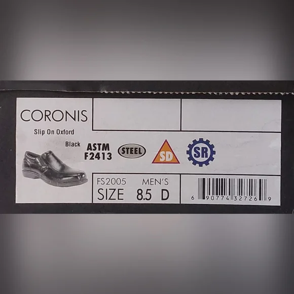 NIB FLORSHEIM Men's Work Shoes SIZE 8.5 D / #069 - Picture 9 of 10